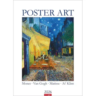 Weingarten Poster Art Kalender 2026 - Monet, Van Gogh, Matisse, Kandinsky