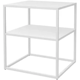 [en.casa] Raahe Weiß Metall 50 x 45 x 40 cm