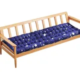 Coonoor Liegenauflage Bankauflage Sitzkissen für Bank, Gartenschaukeln, Sitz, glatt,170X53cm, (1 St), Polsterauflage für Sonnenliege, Auflagen für Deckchair blau