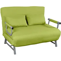 VCM Schlafsofa Polyester 2-Sitzer Grün