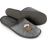 Nowo Pantoffeln Grau 45