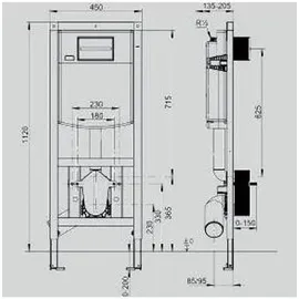 sanit-chemie reinigungsmittel und -geräte INEO PLUS 450 ohne Wandhalter