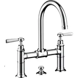 Hansgrohe Montreux Zweigriff Waschtischarmatur Edelstahl Optic
