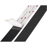 3M SJ 3526N Klettband zum Aufkleben Haftteil (L x B) 1000mm x 25mm Schwarz