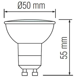 Braytron LED-Spot 1111883 7 W GU10 Kaltweiß 5 St.