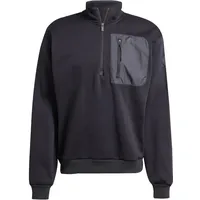 Adidas City Escape Fleece Halbreißverschluss-sweatshirt - Black XXL