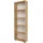 [en.casa] Bücherregal, Eiche, 5 Fächer, 55x172x20 cm, Wohnzimmer,, - 2 Jahre Gewährleistung - mind. 14 Tage Rückgaberecht - Braun