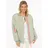 Zwillingsherz Bomberjacke "Happy", Damen, Gr. S, salbei, Web, Obermaterial: 100% Polyester, unifarben, Po-bedeckend, ohne Ausschnitt, Rippbündchen, Jacken Bomberjacke, verdeckter Reißveschluss, Taschen