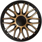 Auto-Style J-Tec Satz Radzierblenden Orden 13-Zoll Schwarz/Gold