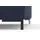 Home Affaire Wohnlandschaft HOME AFFAIRE "Balme, moderne Formensprache, zeitloses Design, U-Form", blau (dunkelblau), B:297cm H:75cm T:195cm, 100% Polyester, Sofas, Wohnlandschaft, Inkl. Zierkissen, wahlweise mit Bettfunktion
