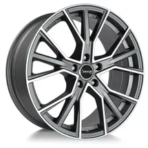 AVUS Racing AF18 8,5 x 19 5 x 120 ET47 ML65,1 Matt Anthracite Polished