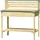 Dobar XXL Pflanztisch mit Schublade 117 x 62 x 124 cm