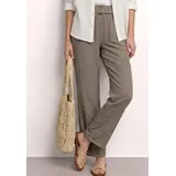 STREET ONE Wide Leg Hose Beige 40