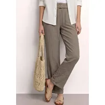 STREET ONE Wide Leg Hose Beige 40