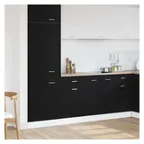 vidaXL Schubladenschrank 50 x 46 x 81,5 cm Schwarz