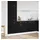 vidaXL Schubladenschrank 50 x 46 x 81,5 cm Schwarz