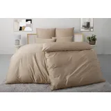 OTTO home Luisa Satin Mocca 155 x 220 cm + 2 x 80 x 80 cm