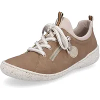 Rieker Damen 54573 Sneaker, beige, 40 EU Schmal