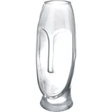 Casablanca by Gilde GILDE Vase Moai Glas grau 40636, Höhe 25 cm