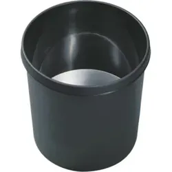 helit Papierkorb 18 l schwarz schwer entflammb.