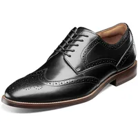 Florsheim Herren Rubano Wingtip Oxford, Schwarz, 49 EU - 49 EU