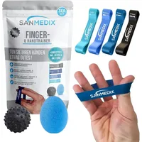 sanmedix Handtrainer Fingertrainer Set Blau