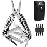 Mossy Oak Multifunktionszange,21 in 1 Multi-Tool Multifunktion mit Zange Klappmesser, Faltbares Multitool, Camping Wandern Reparieren,inkl tragbare Tasche
