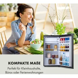 Klarstein Yummy Kühlschrank (90 l, 0 mm hoch, Schwarz)