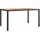 vidaXL Gartentisch 99,7 x 51,3 x 13,6 cm Schwarz