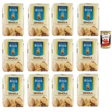 De Cecco Semola Di Grano Duro Rimacinata, Grieß Durum 12x 1kg+Polpa 400g