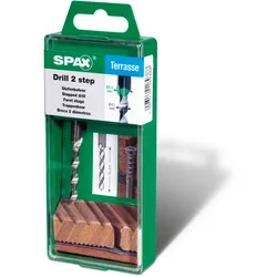 SPAX Stufenbohrer "Drill 2 Step", bohrt in zwei Stufen! (4,1 & 6,5 mm), perfekte Passform  für den Schraubenkopf