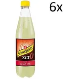 6 Schweppes Zero agrumi Zitrusgewächs Lemonade ohne zucker PET 1 Lt Erfrischend