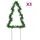 vidaXL Weihnachtsbaum Schwarz 30 cm