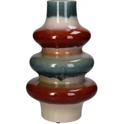 Vase RED - rot - LBH 19.30x19.30x32 cm