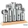 Esmeyer PIPES Besteckhalter Edelstahl 30 x 16,5 x 10 cm