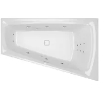 Riho Still Smart Eck-Badewanne, mit Riho Fall, mit flow-System,
