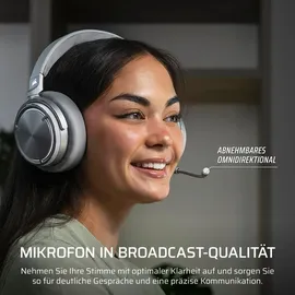 Corsair Virtuoso MAX Wireless Gaming-Headset Silber