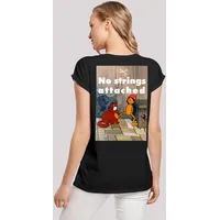 F4NT4STIC T-Shirt Pinocchio No Strings Attached in schwarz | Gr.: S