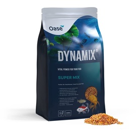 OASE Dynamix Super Mix 20 L, Fischfutter, Teichfischfutter, Futtermischung, ausgewogene Ernährung für einen gemischten Teichbesatz, natürlich schönes Wachstum, tägliche Fütterung