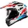 LS2 MX702 Pioneer II Weiß/Blau/Rot L