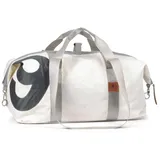 360 Grad Kutter XL Reisetasche weiß/grau