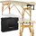 Habys Sonia 2 Zonen Massageliege, Klappbar aus Holz mit 165 | 60 cm, Belastung bis 250 kg - Beige