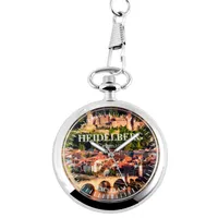 Excellanc Taschen-Uhr mit Kette Unisex Motiv Analog Quarz 4000024 (Heidelberg)