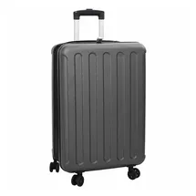 vidaXL Klappbarer Koffer Hartschale 24'' Dunkelgrau 43x27x66 cm ABS