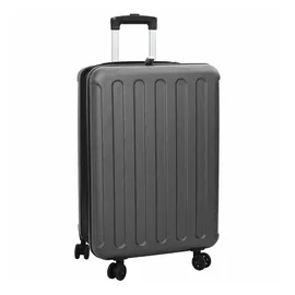 vidaXL Klappbarer Koffer Hartschale 24'' Dunkelgrau 43x27x66 cm ABS