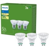 Philips Classic LED Lampe mit 50W, GU10 Sockel, Warmwhite (2700K)