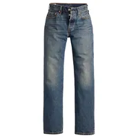 Levi's 501 90s Jeans mit geradem Bein in Mittelblau-W27
