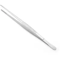 De Buyer Feine Präsentationszange Edelstahl 30 cm Grau