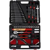 Stier Werkzeugkoffer mit 60-teiligem Werkzeugsortiment