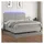 vidaXL Boxspringbett 200 x 200 cm Hellgrau